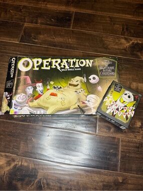 The Nightmare Before Christmas Board Game Bundle - Operation & Making Christmas